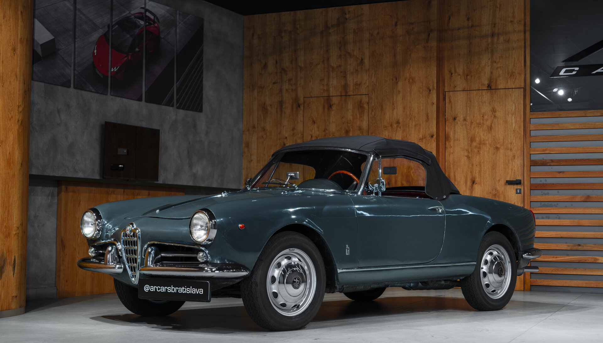 Alfa Romeo Giulietta BR Spider Veloce model 101 design Bertone