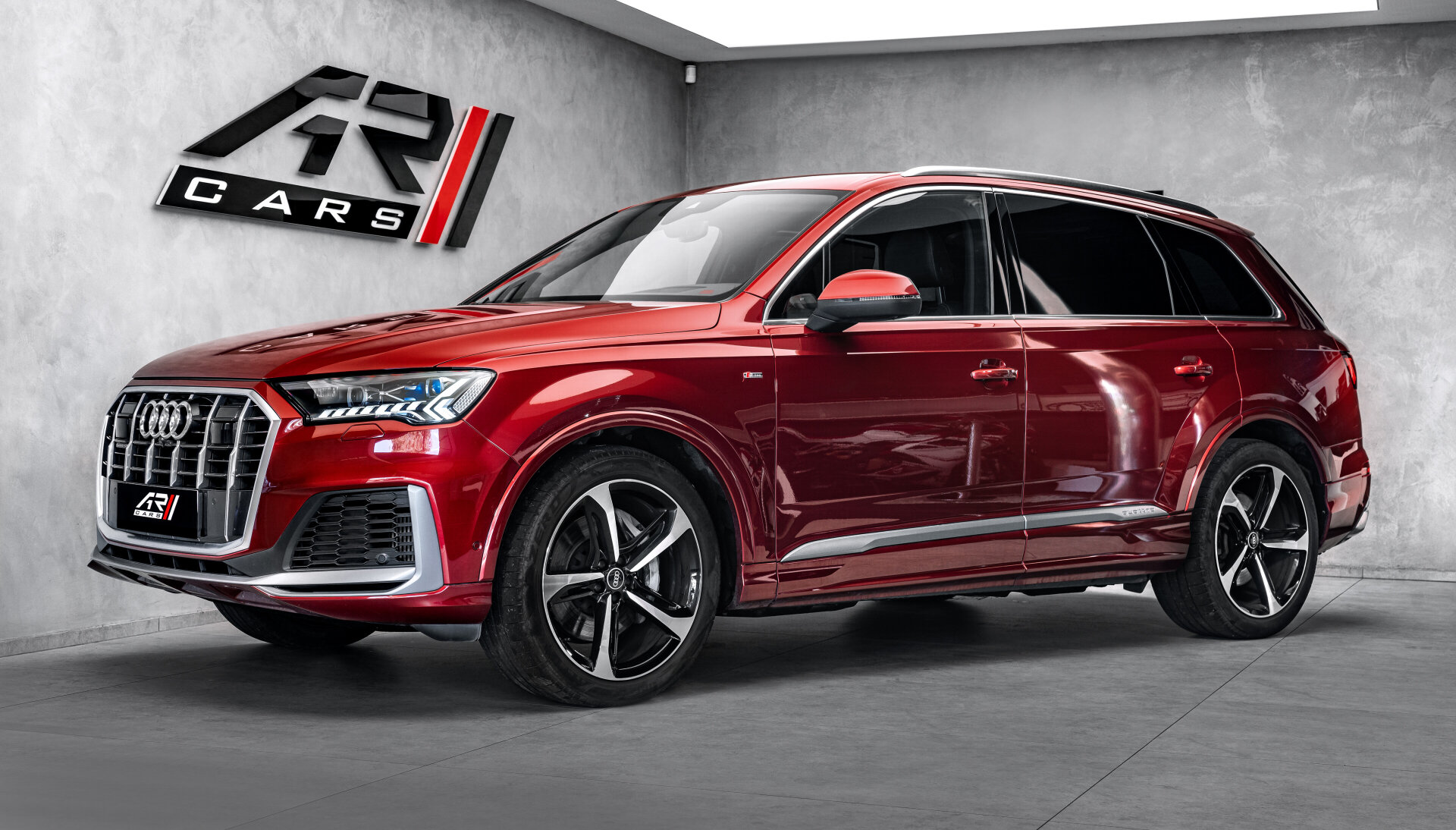 Audi Q7 55TFSI 2xSline, Laser, Nezávislé, HUD