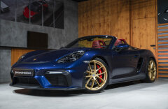 Porsche Boxster 718 SPYDER, CHRONO, VÝFUKY, KAMERA, APPROVED