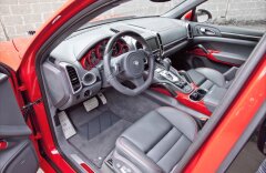 Porsche Cayenne Turbo TechArt Magnum red